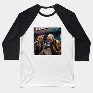 Punk Rock Pensioners Baseball T-Shirt